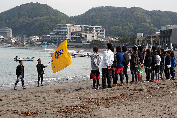 2016年インカレの初日のエール