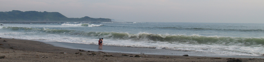 長浜の海岸